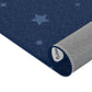 Kinderteppich "Kim Katze" von spielzwerg. Nahaufnahme gerollt. RUG-00144-XL, RUG-00144-L.