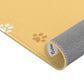 Kinderteppich "Danny Dackel" von spielzwerg. Nahaufnahme gerollt. RUG-00146-XL, RUG-00146-L.
