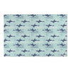 Kinderteppich "Orca Familie" - Blau