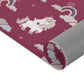 Kinderteppich "Einhornchaos" von spielzwerg. Nahaufnahme gerollt. RUG-00120-XL, RUG-00120-L.