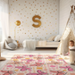 Kinderteppich "Schmetterlinge mit Punkten" von spielzwerg. RUG-00063-XL, RUG-00063-L.
