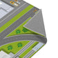 Spielteppich "Flughafen 2" von spielzwerg. Nahaufnahme umgeklappte Ecke. RUG-00050-XL, RUG-00050-L.