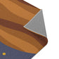 Kinderteppich "Fuchs im All" von spielzwerg. Nahaufnahme umgeklappte Ecke. RUG-00026-XL, RUG-00026-L.