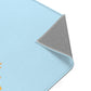 Kinderteppich "Unsere Erde" von spielzwerg. Nahaufnahme umgeklappte Ecke. RUG-00169-XL, RUG-00169-L.