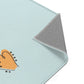 Kinderteppich "Ari" von spielzwerg. Nahaufnahme umgeklappte Ecke. RUG-00056-XL, RUG-00056-L.