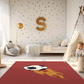 Kinderteppich "Fußball mit Flammen"