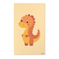 Kinderteppich "Lino Dino" von spielzwerg. Frontansicht von vorne. Größe L 150x90 cm.