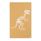 Kinderteppich "Dino-Skelett" von spielzwerg. Frontansicht von vorne. Größe L 150x90 cm.
