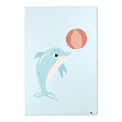 Kinderteppich "Flipper" von spielzwerg. Frontansicht von vorne.