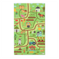 Spielteppich "Marias Farm" von spielzwerg. Frontansicht von vorne. Größe L 150x90 cm.