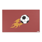 Kinderteppich "Fußball mit Flammen"
