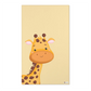 Kinderteppich "Gerda Giraffe" von spielzwerg. Frontansicht von vorne. Größe L 150x90 cm.