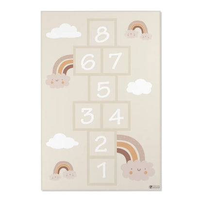 Spielteppich "Hüpfspiel Regenbogen"