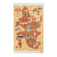Spielteppich "Schatzjagd" von spielzwerg. Frontansicht von vorne. Größe L 150x90 cm.