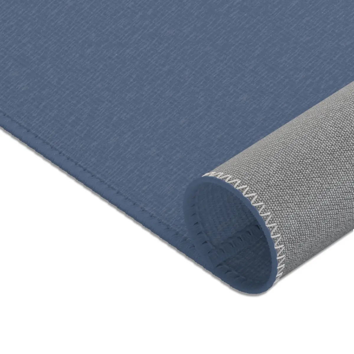 Kinderteppich "Space Bär" von spielzwerg. Nahaufnahme gerollt. RUG-00048-XL, RUG-00048-L.