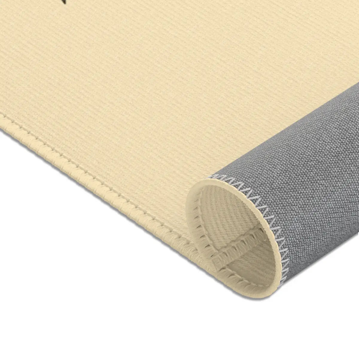 Kinderteppich "Bienennest" von spielzwerg. Nahaufnahme gerollt. RUG-00047-XL, RUG-00047-L.