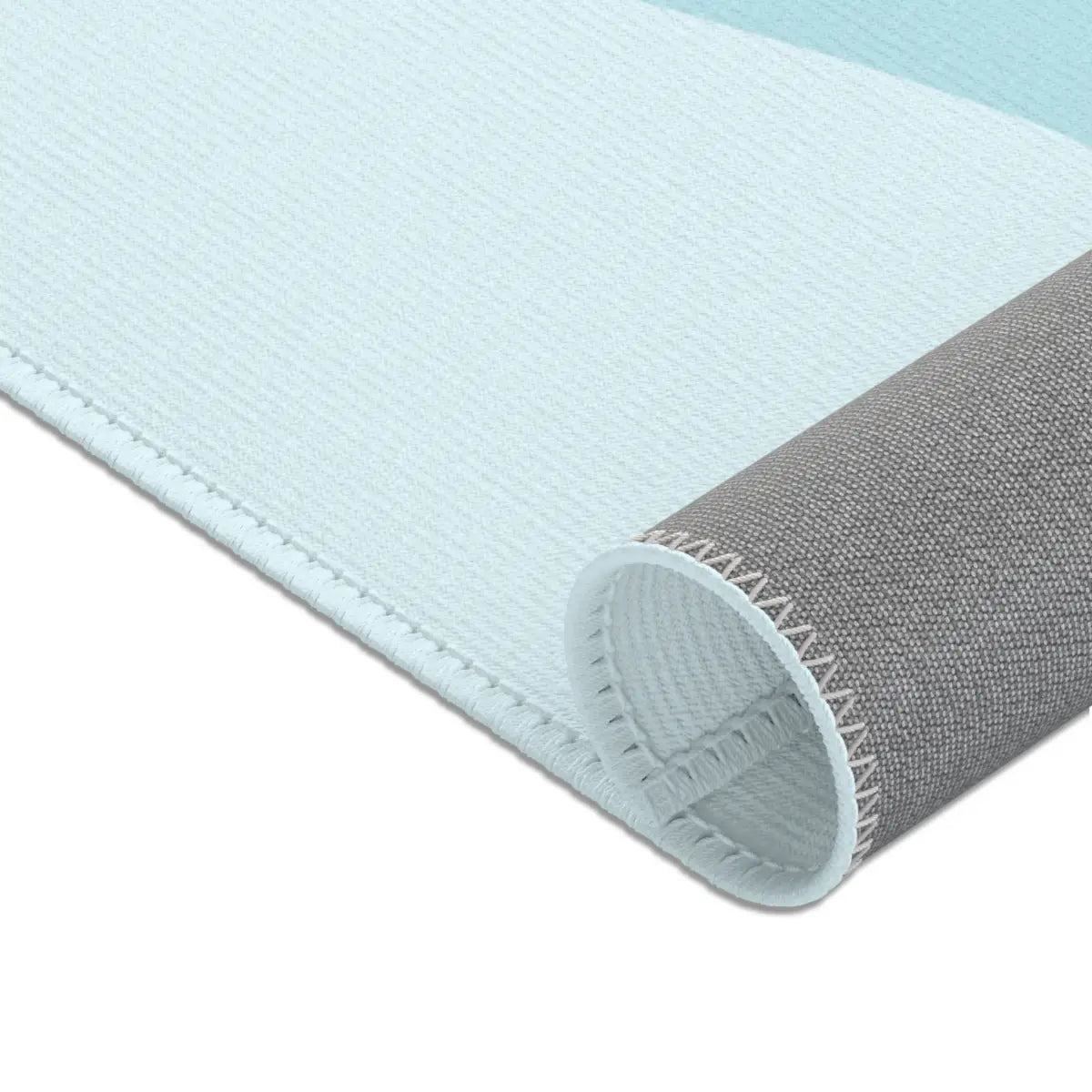 Kinderteppich "Flipper" von spielzwerg. Nahaufnahme gerollt. RUG-00201-XL, RUG-00201-L.