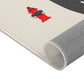 Spielteppich "Feuerwehreinsatz" von spielzwerg. Nahaufnahme gerollt. RUG-00199-XL, RUG-00199-L.