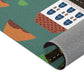 Spielteppich "Schwarzwald" von spielzwerg. Nahaufnahme gerollt. RUG-00197-XL, RUG-00197-L.