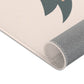 Kinderteppich "Boho Pferd" von spielzwerg. Nahaufnahme gerollt. RUG-00042-XL, RUG-00042-L.