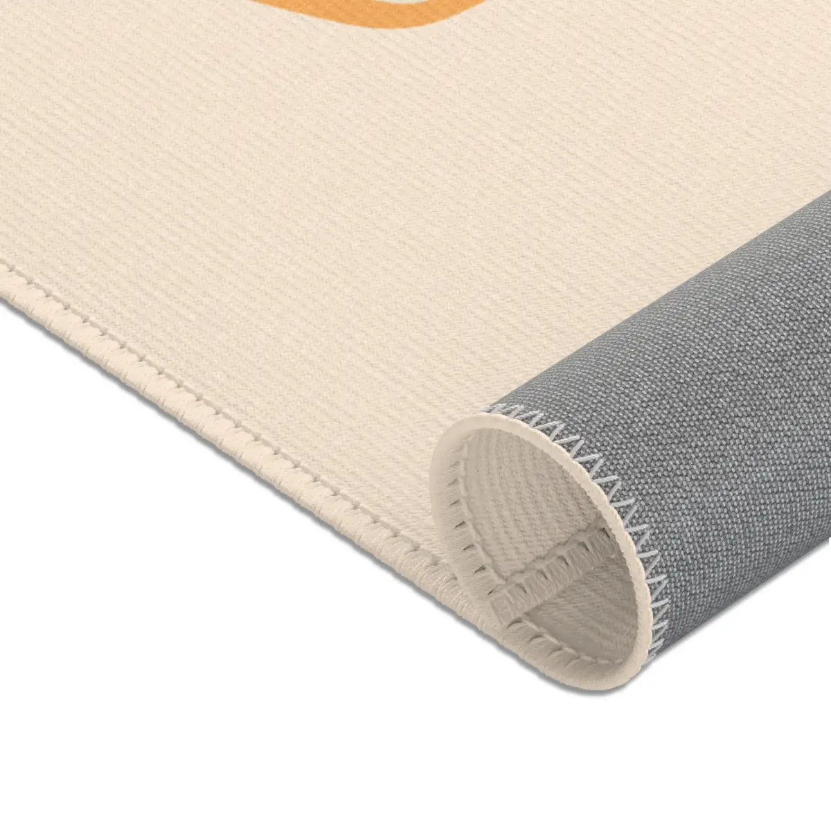 Kinderteppich "Selena" von spielzwerg. Nahaufnahme gerollt. RUG-00020-XL, RUG-00020-L.