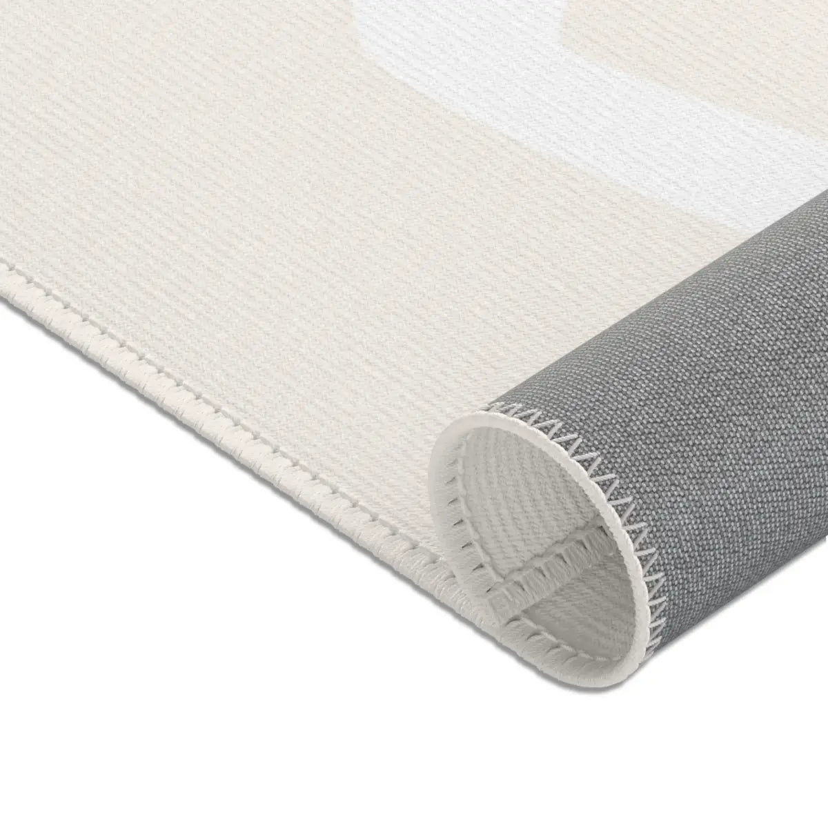 Kinderteppich "Cindy" von spielzwerg. Nahaufnahme gerollt. RUG-00051-XL, RUG-00051-L.