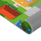 Spielteppich "Große Kreuzung" von spielzwerg. Nahaufnahme gerollt. RUG-00035-XL, RUG-00035-L.