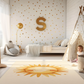 Kinderteppich "Niedliche Sonne" von spielzwerg. RUG-00066-XL, RUG-00066-L.